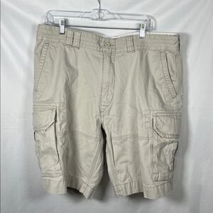 Polo by Ralph Lauren Flat Front Classic Chino Cargo Shorts Sz 38